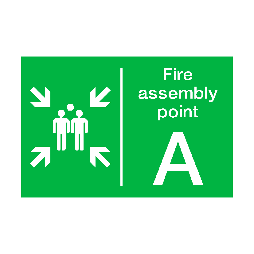 Fire Assembly Point A Sign