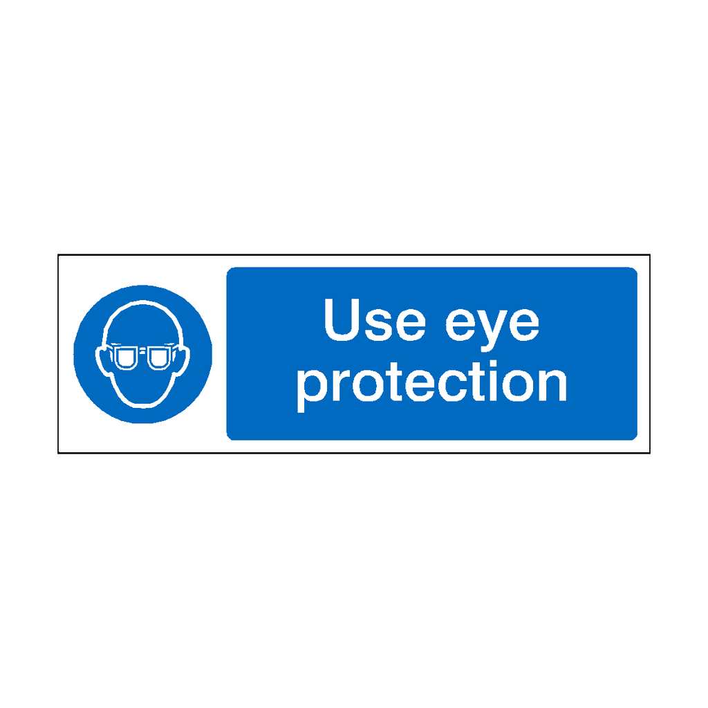 Use Eye Protection Sign | Safety-Label.co.uk