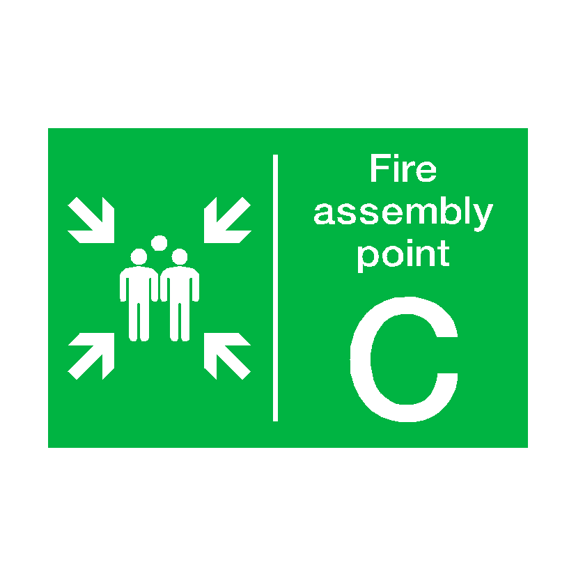 Fire Assembly Point C Sign