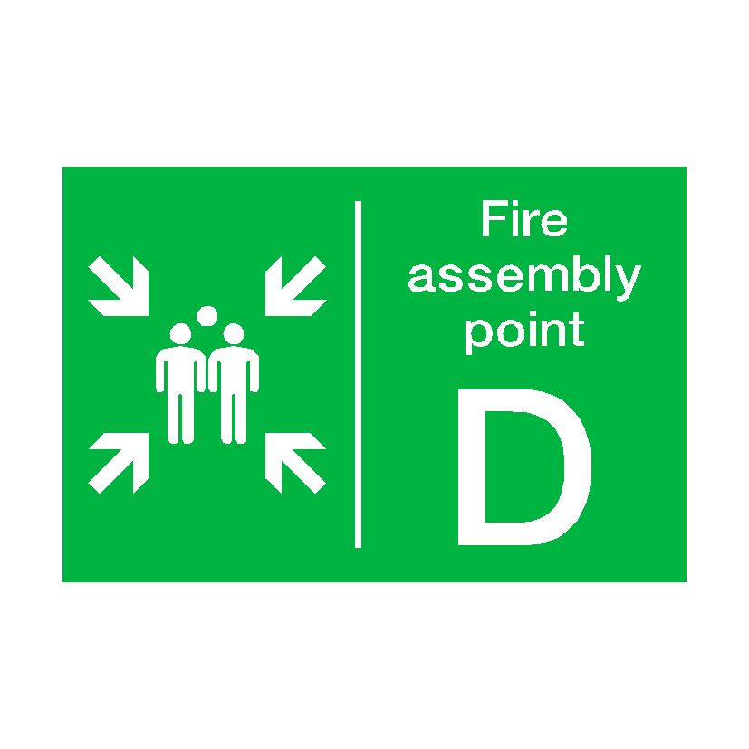 Fire Assembly Point D Sign