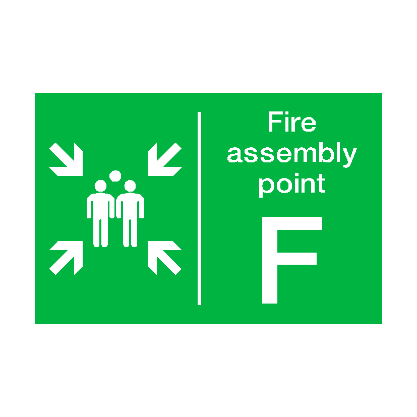 Fire Assembly Point F Sign