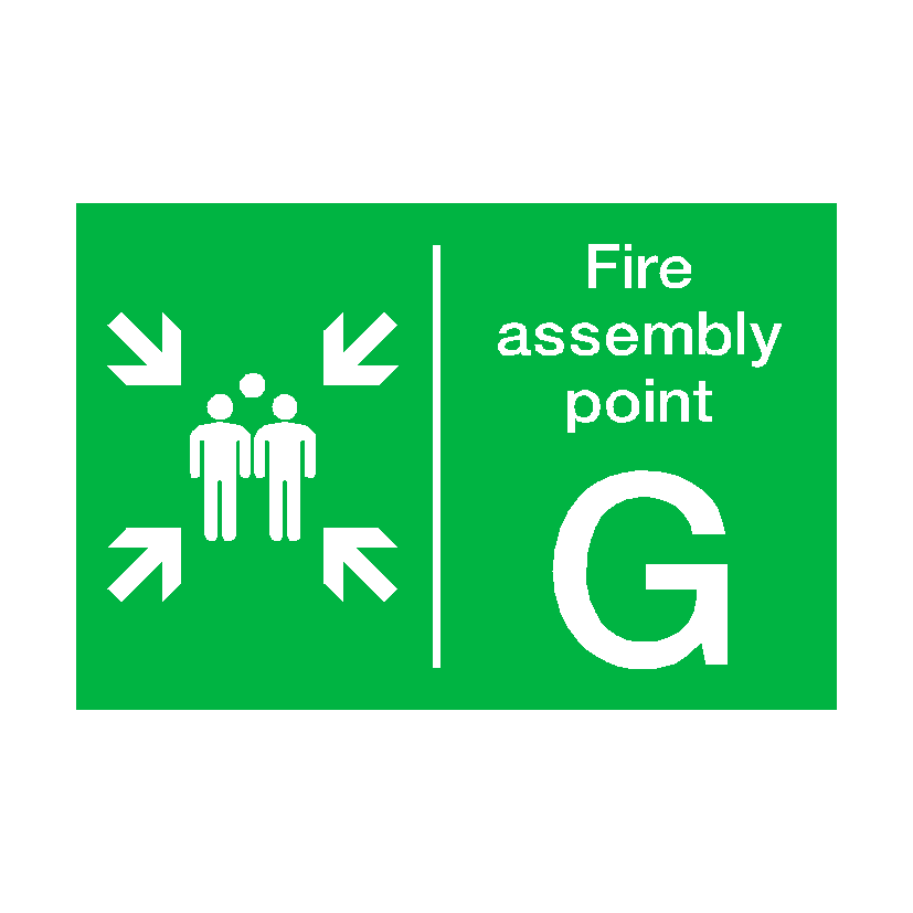 Fire Assembly Point G Sign