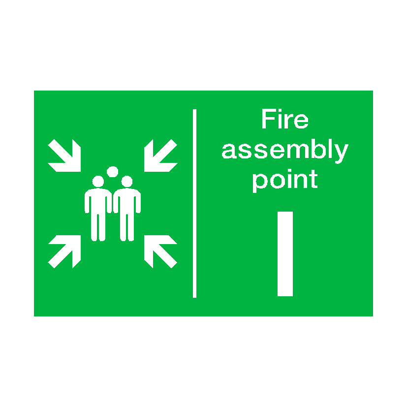 Fire Assembly Point I Sign