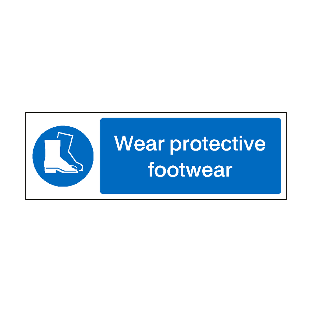 Wear Protective Footwear Sign | Safety-Label.co.uk