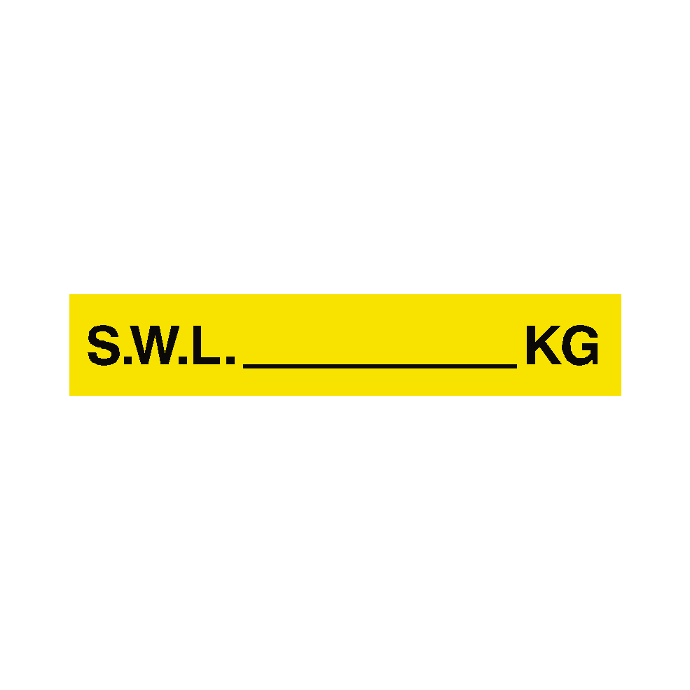 S.W.L Sign KG Yellow | Safety-Label.co.uk