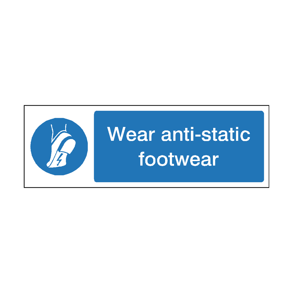 Wear Anti-Static Footwear Sign Landscape
