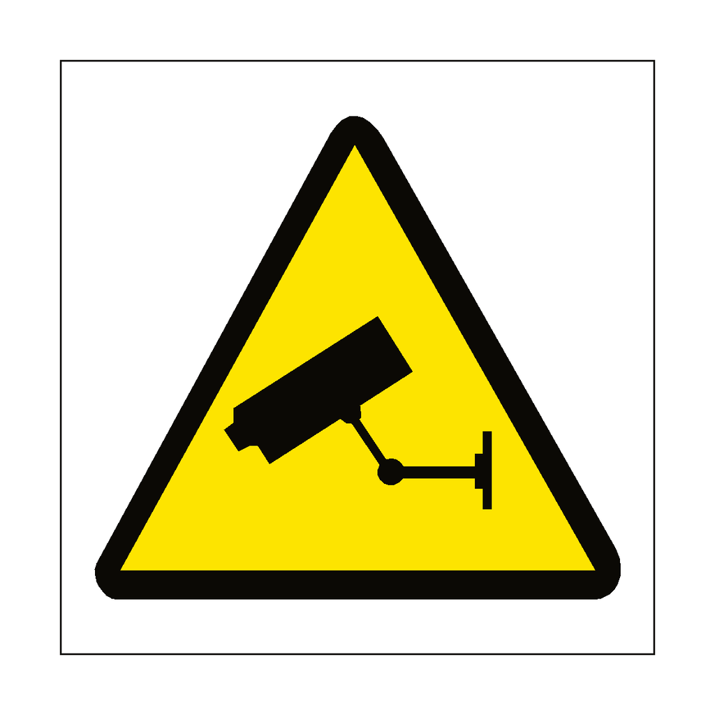 CCTV Symbol Sign | Safety-Label.co.uk