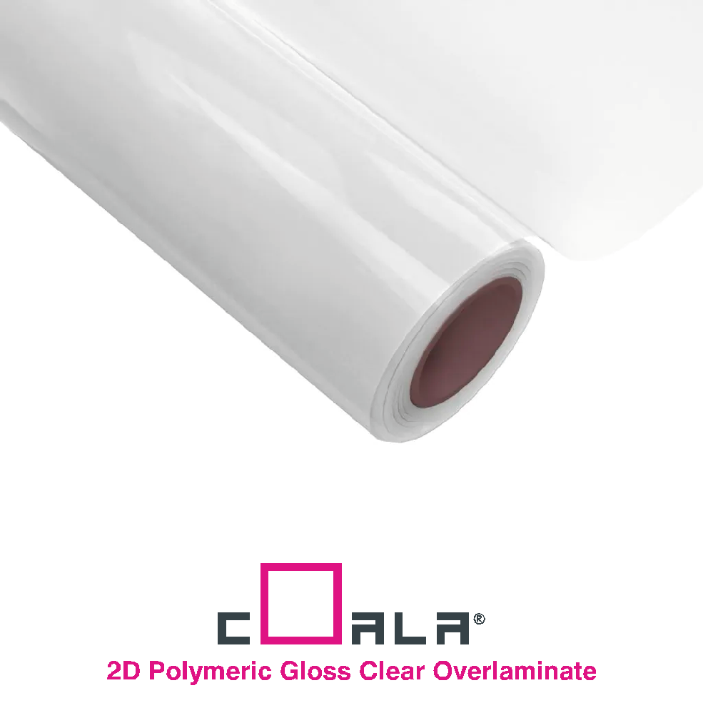 1370mm Coala 2D Clear Polymeric Overlaminate Film | Safety-Label.co.uk