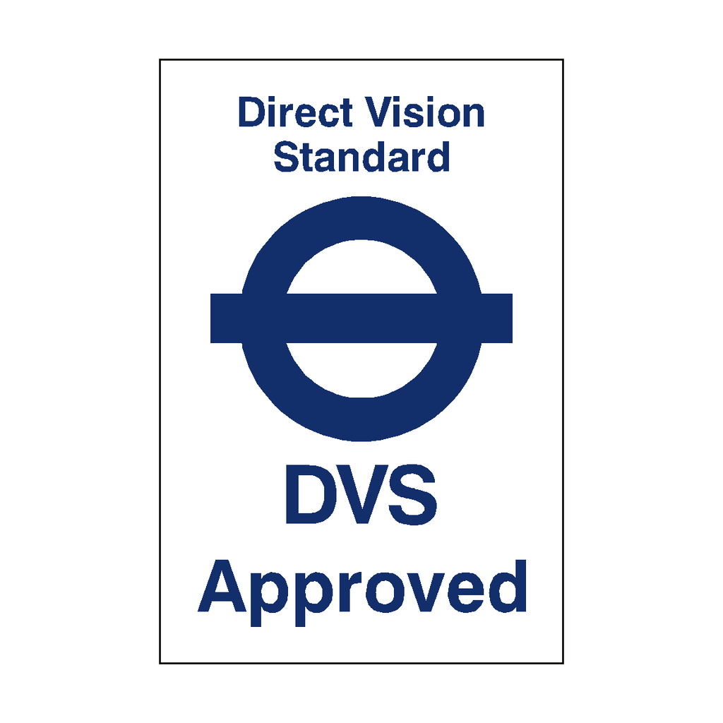 Direct Vision Standard Logo Sticker - Pack of 2 | Safety-Label.co.uk