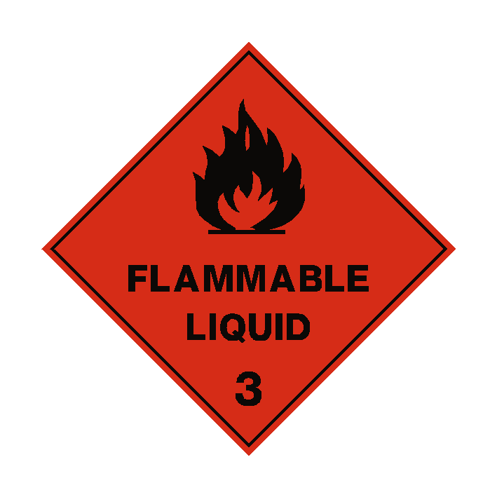 Flammable Liquid 3 Sign | Safety-Label.co.uk