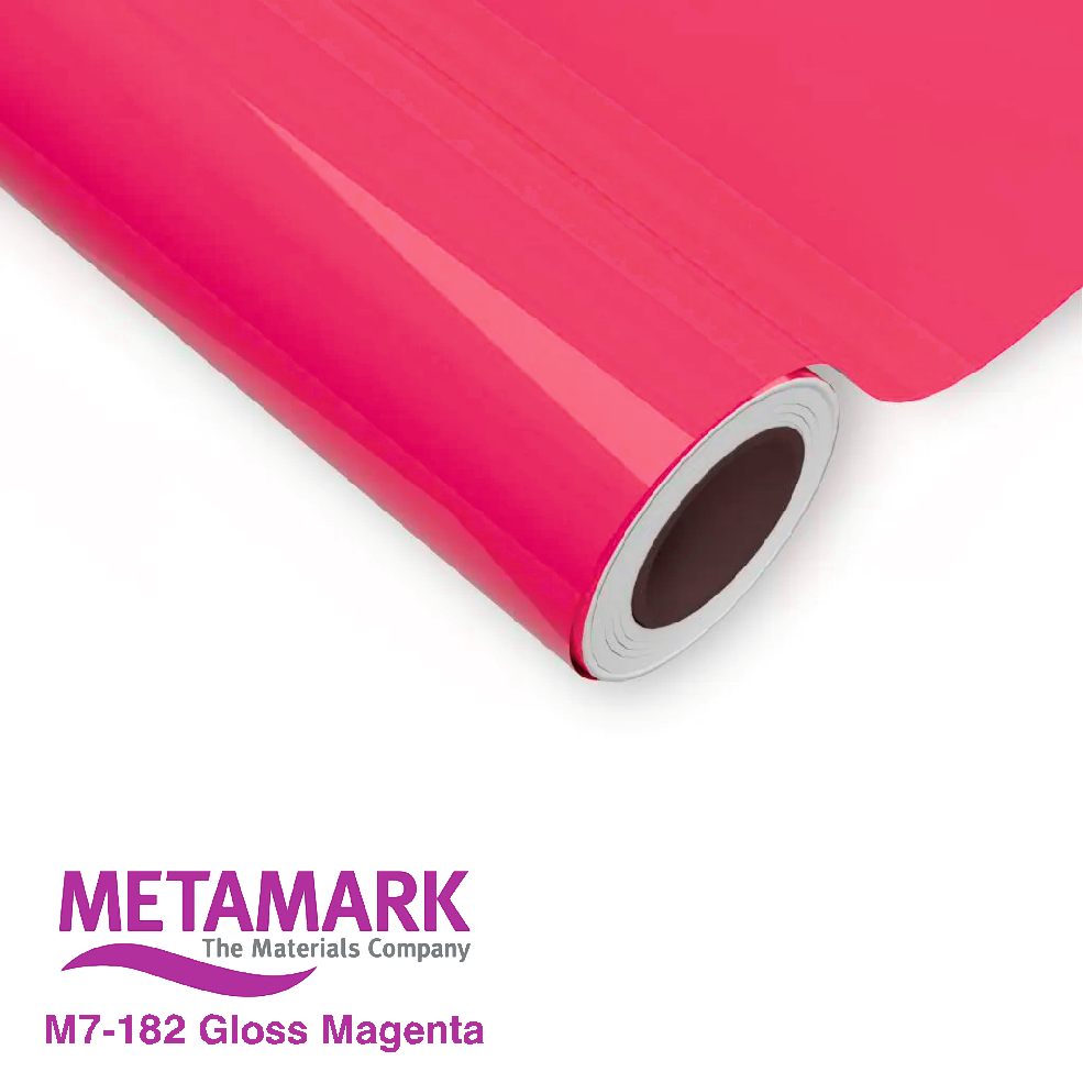 610mm Metamark M7-182 Magenta Gloss Vinyl | Safety-Label.co.uk