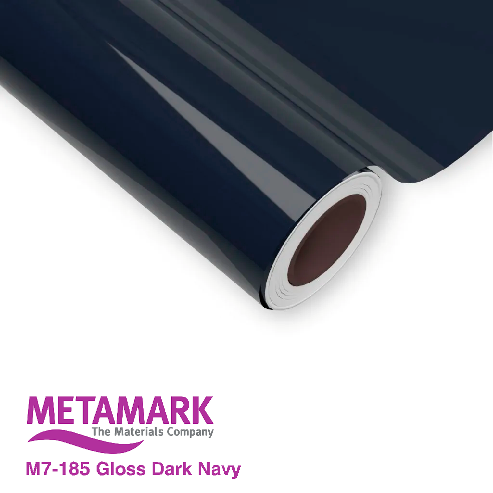 610mm Metamark M7-185 Dark Navy Gloss Vinyl | Safety-Label.co.uk