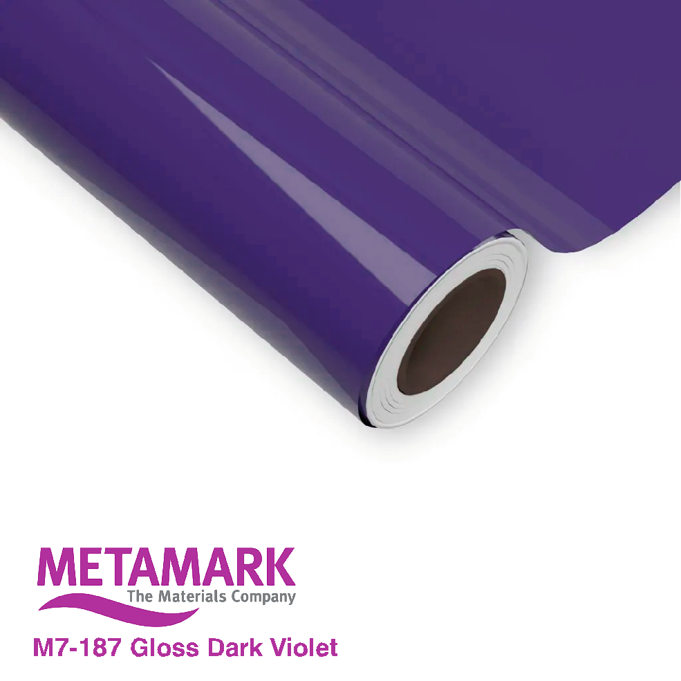 610mm Metamark M7-187 Dark Violet Gloss Vinyl | Safety-Label.co.uk