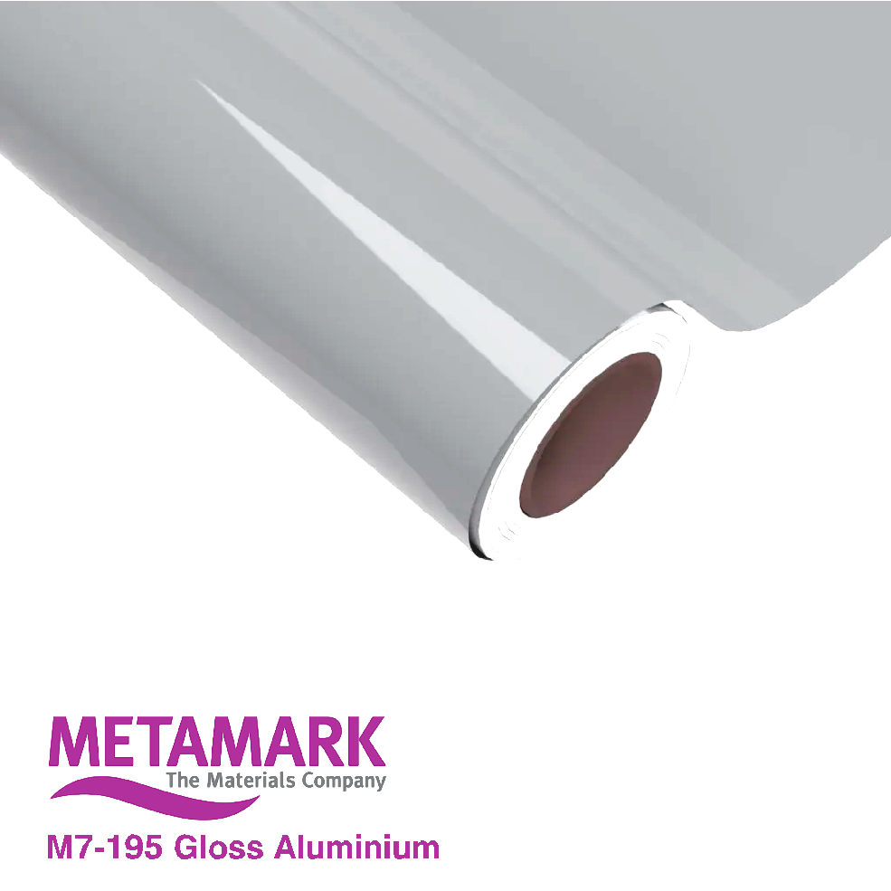 610mm Metamark M7-195 Aluminium Gloss Vinyl | Safety-Label.co.uk