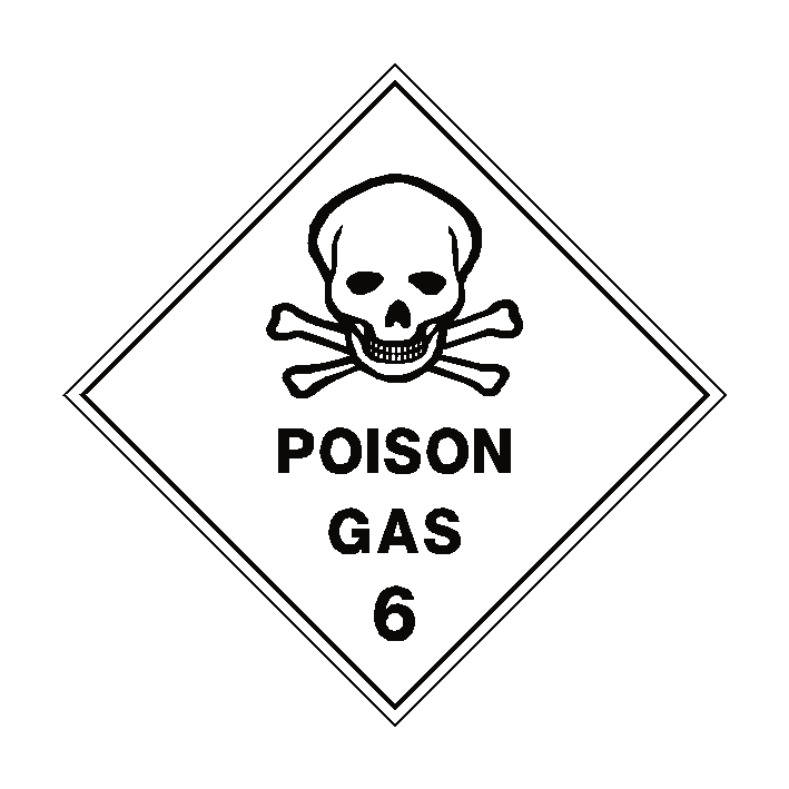 Poison Gas 6 Sign