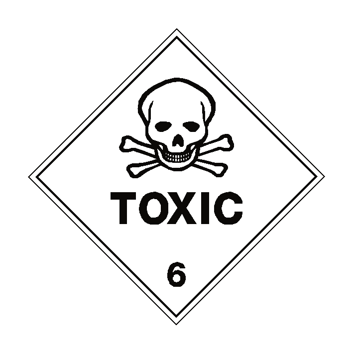 Toxic 6 Sign | Safety-Label.co.uk