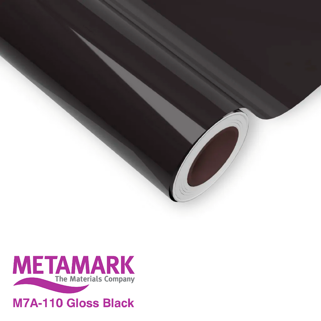 610mm Metamark M7A-110 Metascape Black Gloss Vinyl | Safety-Label.co.uk