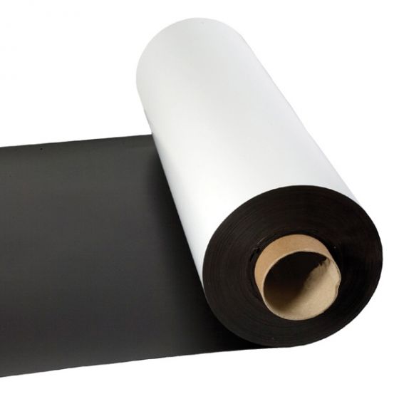 610mm White Vehicle Grade Magnetic 10 Metre Rolls - 0.85mm | Safety-Label.co.uk