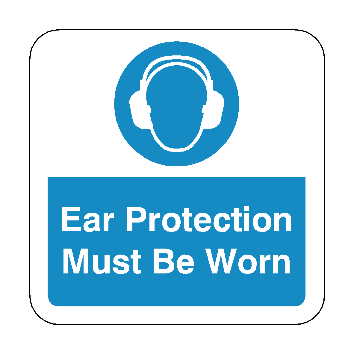 Ear Protection Must Be Worn Floor Graphics Sticker Safety Uk