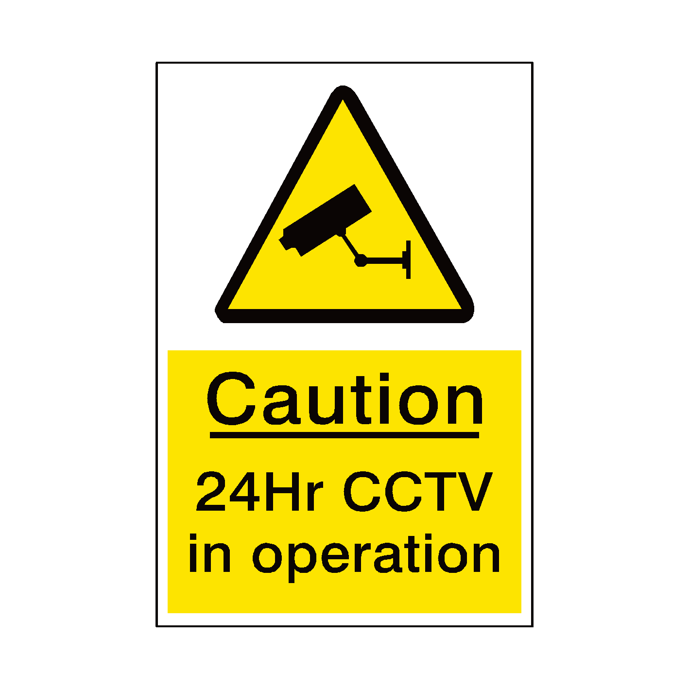 cctv sign