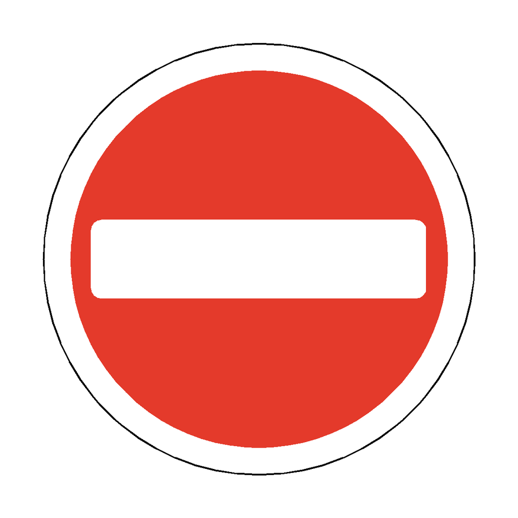 No Entry Floor Marker Sticker | Safety-Label.co.uk