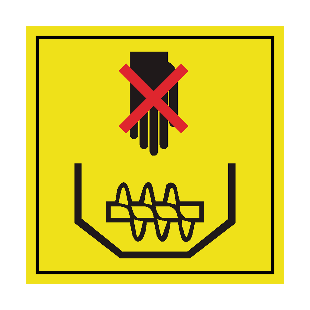 Do Not Reach In To Grain Tank Label | Safety-Label.co.uk