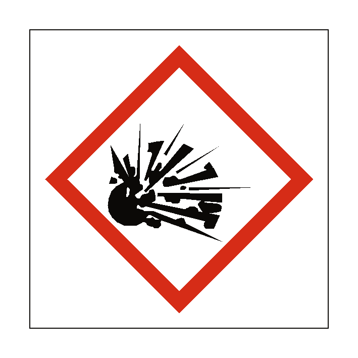 Explosive COSHH Sign | Safety-Label.co.uk