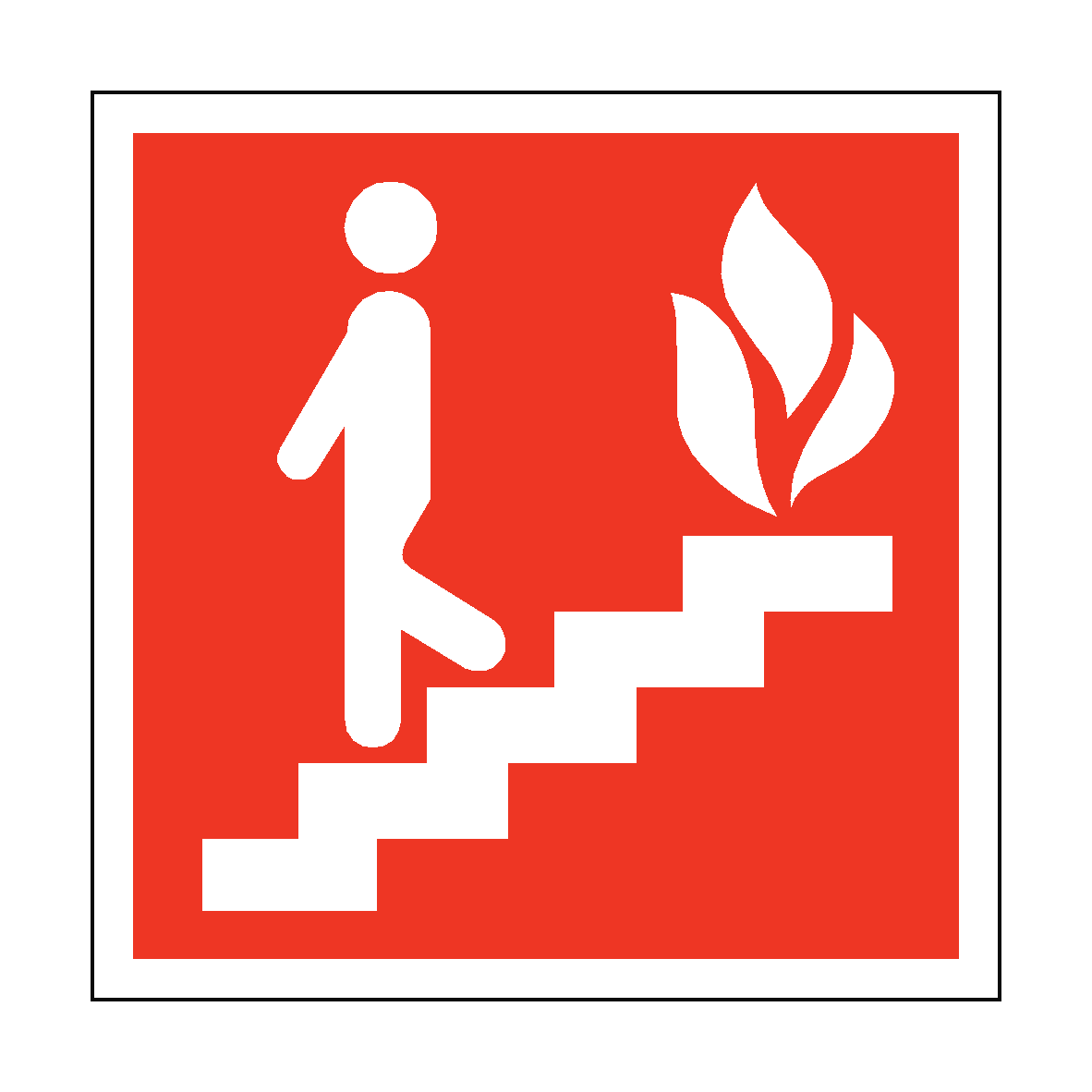 Fire exit please keep clear warning sign icon vector for your web design,  logo, infographic, UI. illustration 13500519 Vector Art at Vecteezy