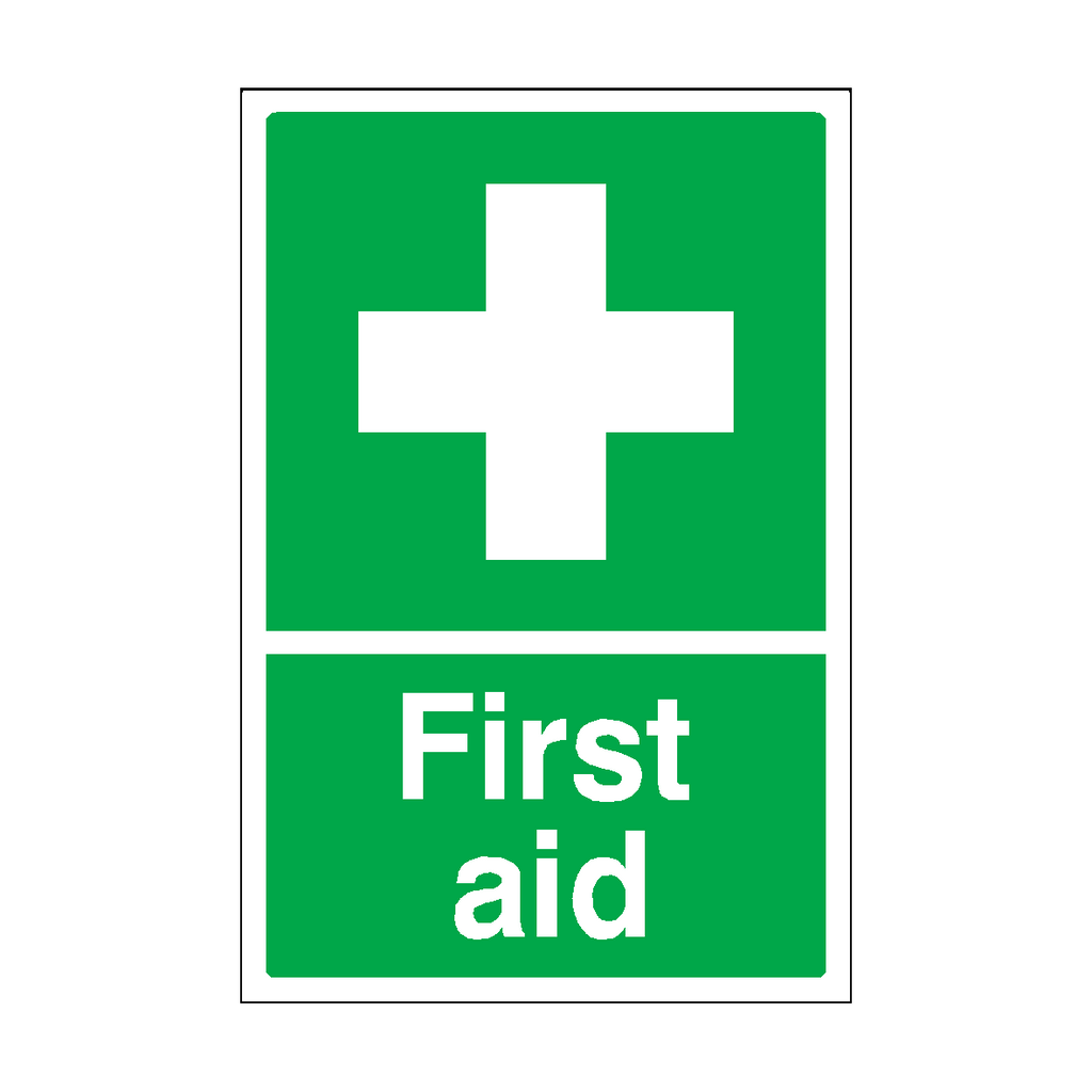 First Aid Safe Condition Sign | Safety-Label.co.uk