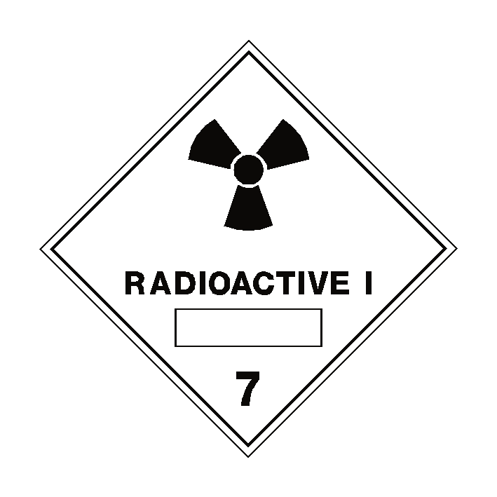 Radioactive I 7 Label | Safety-Label.co.uk