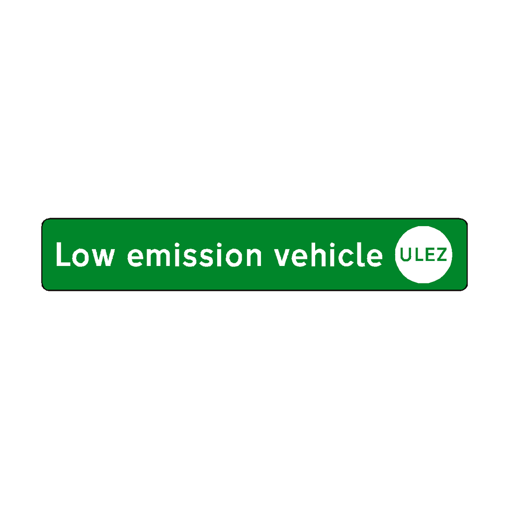 Low emission vehicle sticker | Safety-Label.co.uk