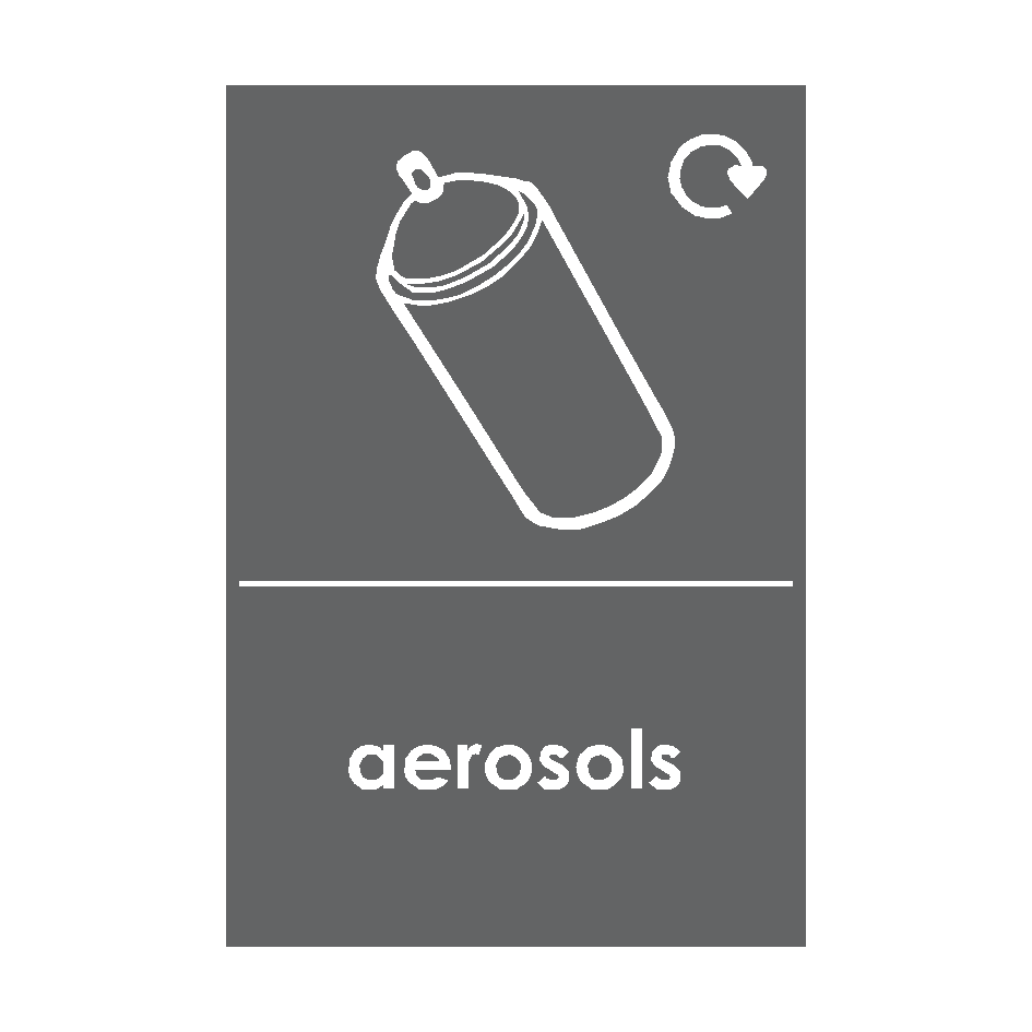 Aerosols Waste Recycling Signs | Safety-Label.co.uk