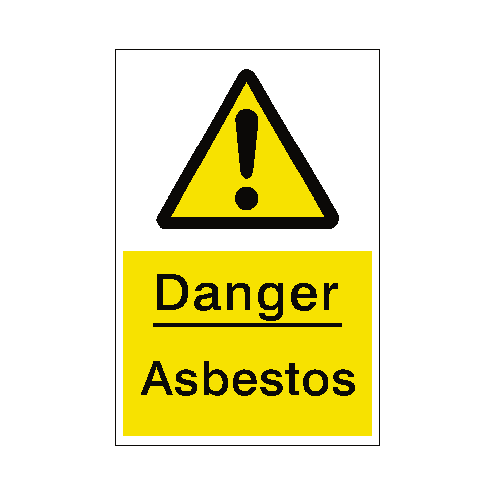 Asbestos Sticker | Safety-Label.co.uk