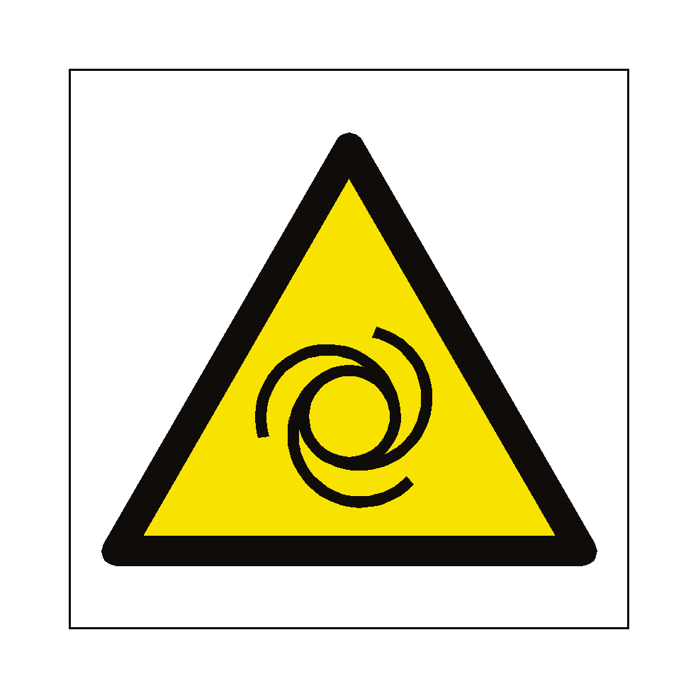 Automatic Start Up Hazard Symbol Sign | Safety-Label.co.uk