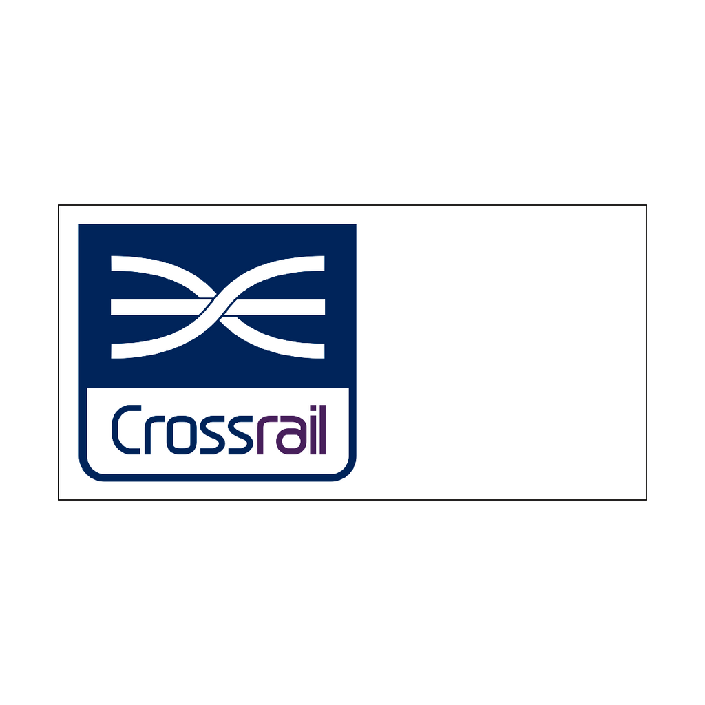 CrossRail Site Identifier Sign | Safety-Label.co.uk