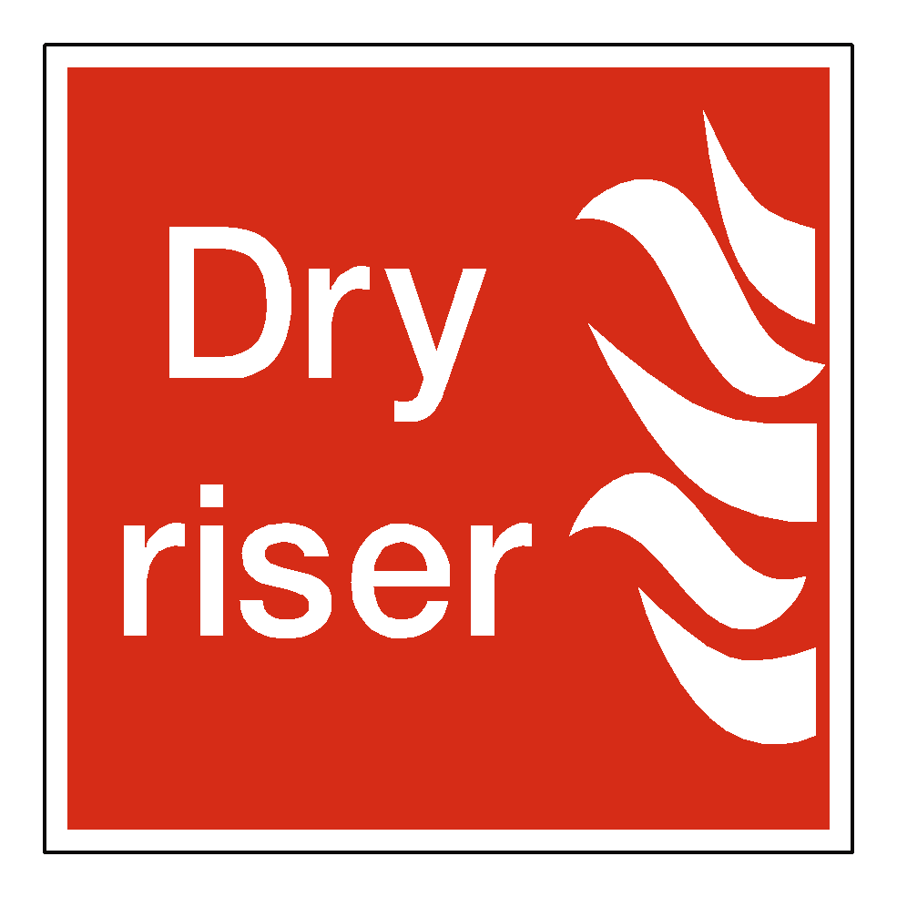 Dry Riser Label | Safety-Label.co.uk