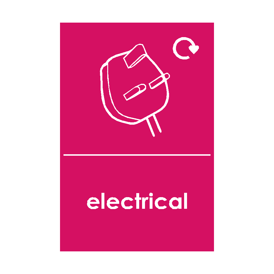 Electrical Waste Sign | Safety-Label.co.uk