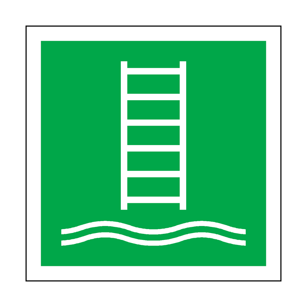 Embarkation Ladder Symbol Sign | Safety-Label.co.uk