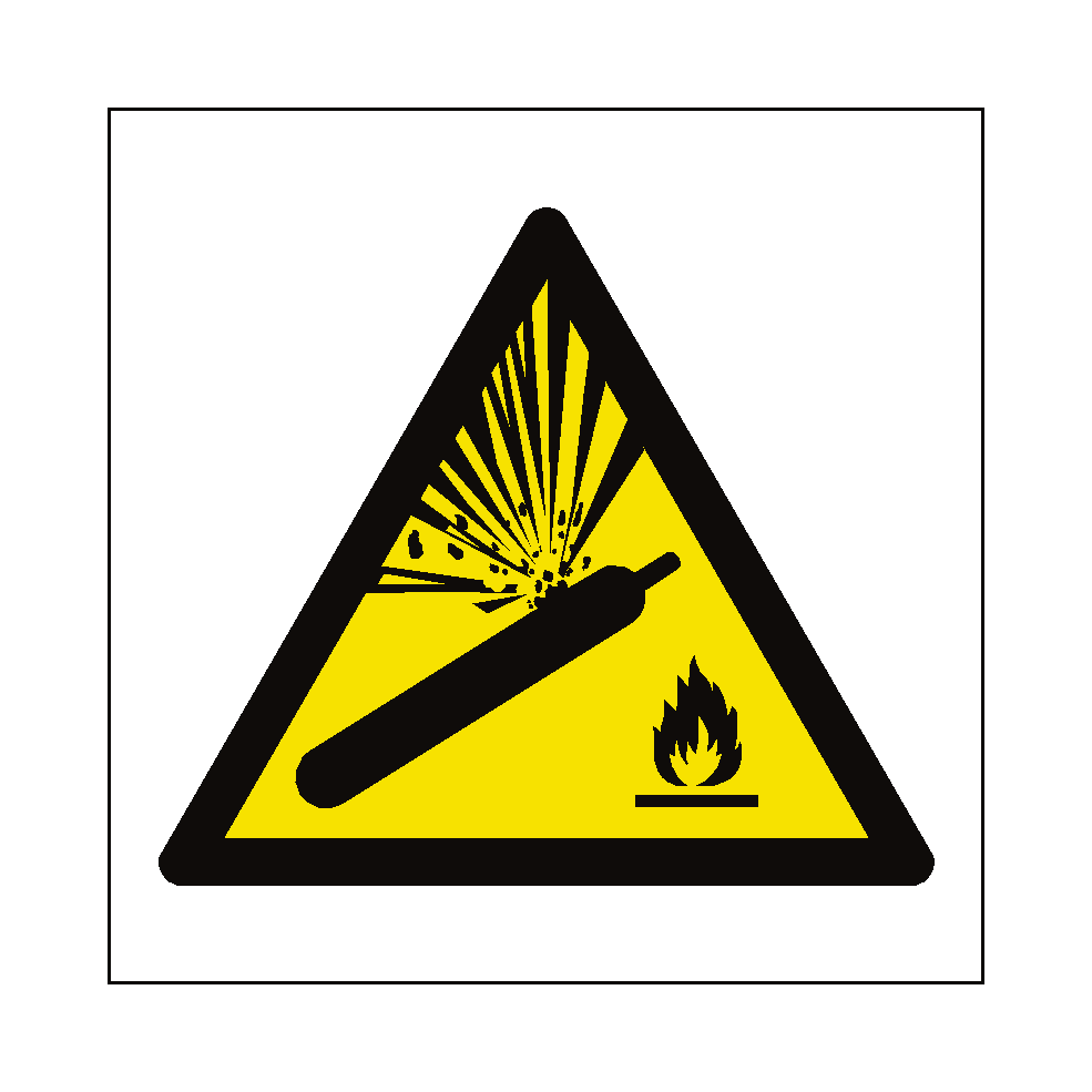 Explosive Material Symbol Sign | Safety-Label.co.uk