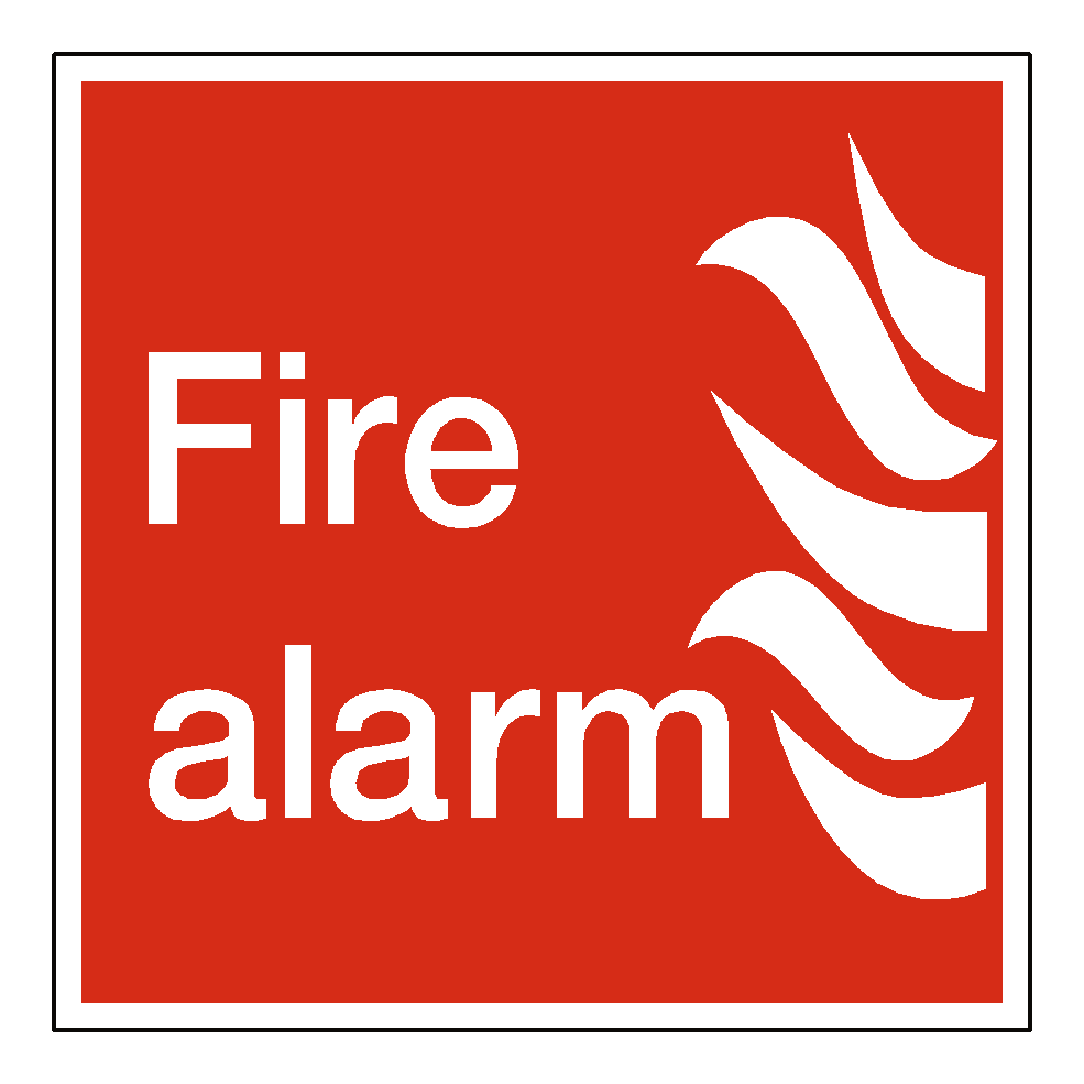 Fire Alarm Sign | Safety-Label.co.uk