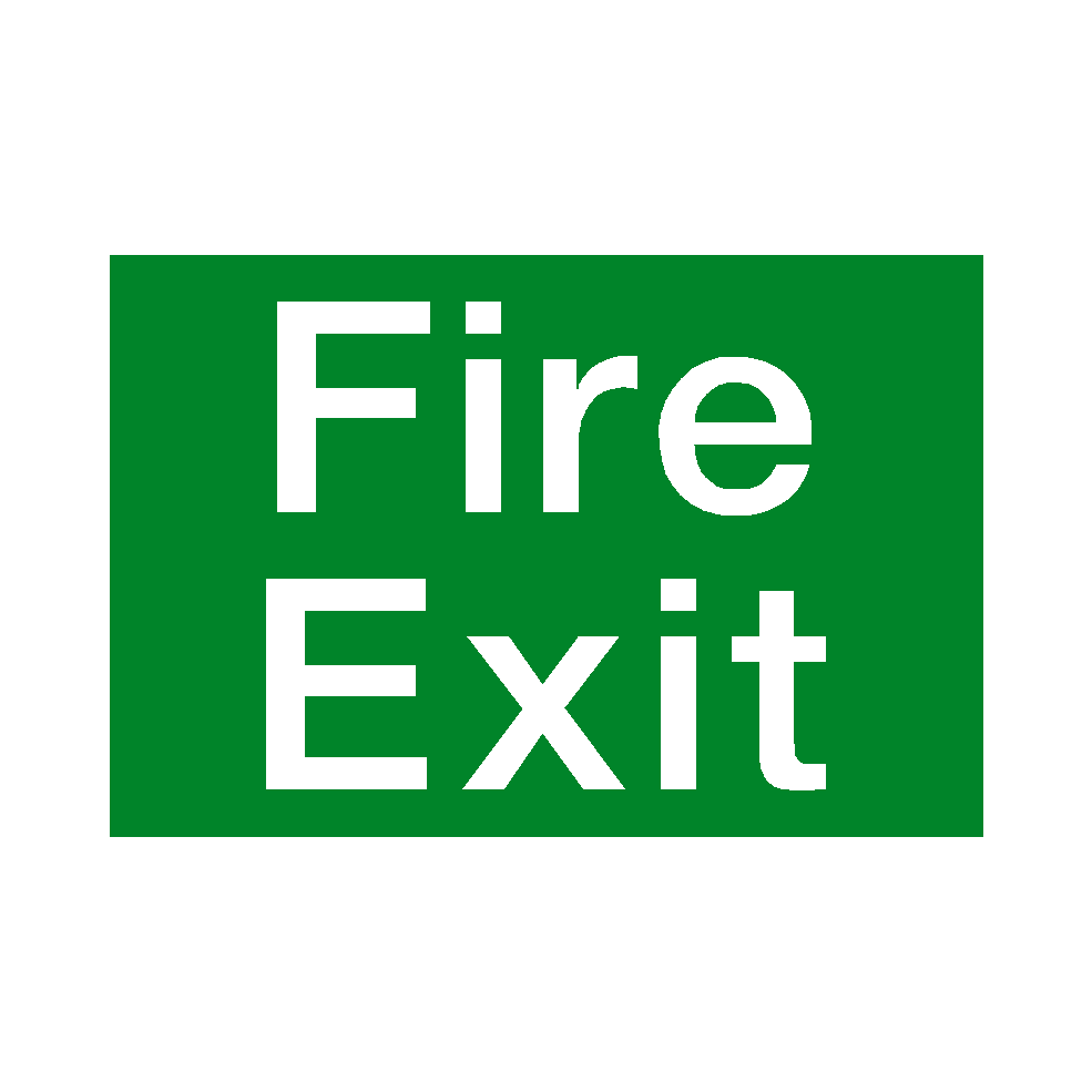 Fire Exit Sticker | Safety-Label.co.uk