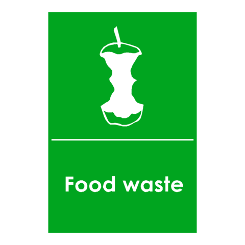 Food Logo Waste Recycling Signs | Safety-Label.co.uk