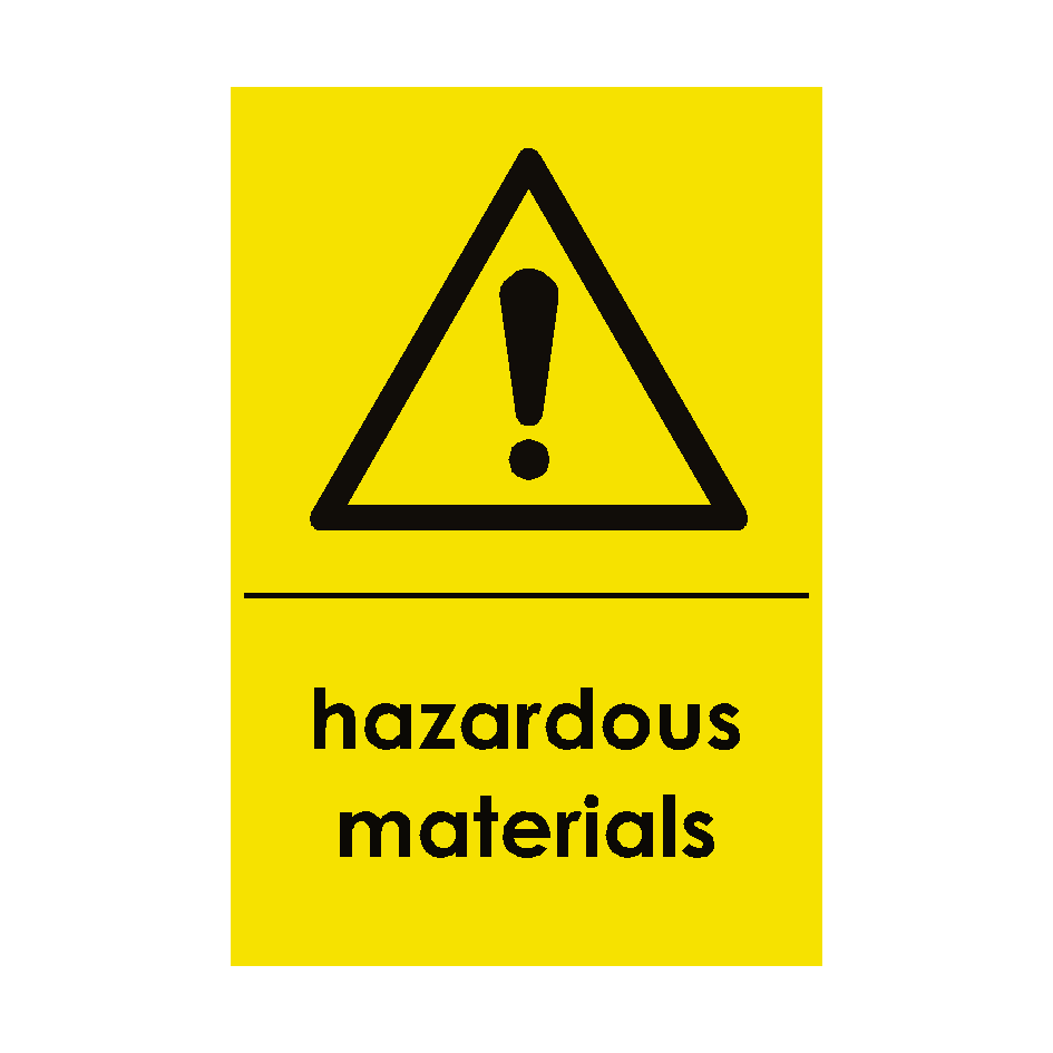 Hazardous Materials Waste Recycling Signs | Safety-Label.co.uk