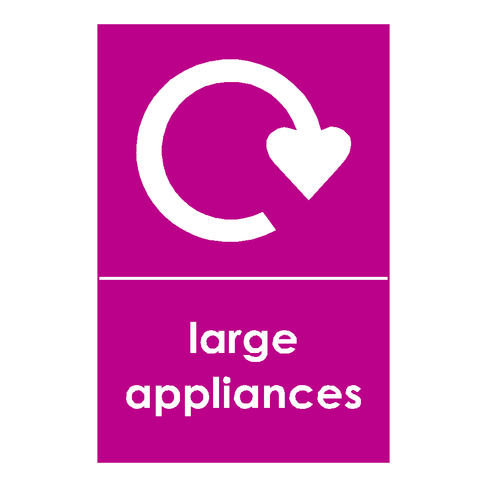 Large Appliances Sticker | Safety-Label.co.uk