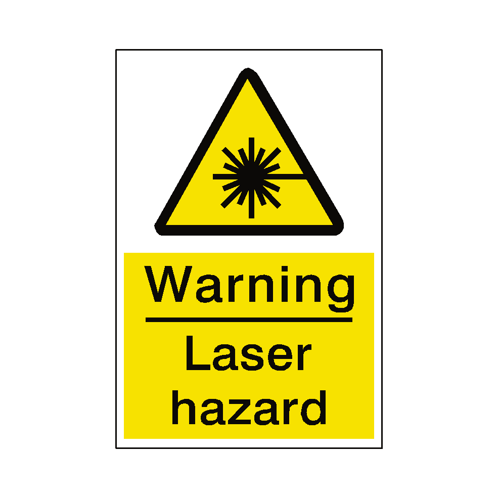 Laser Hazard Sign | Safety-Label.co.uk