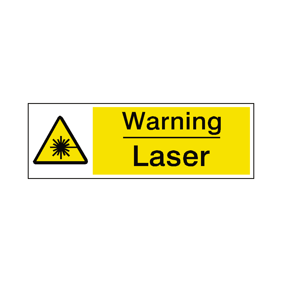 Laser Warning Sign | Safety-Label.co.uk