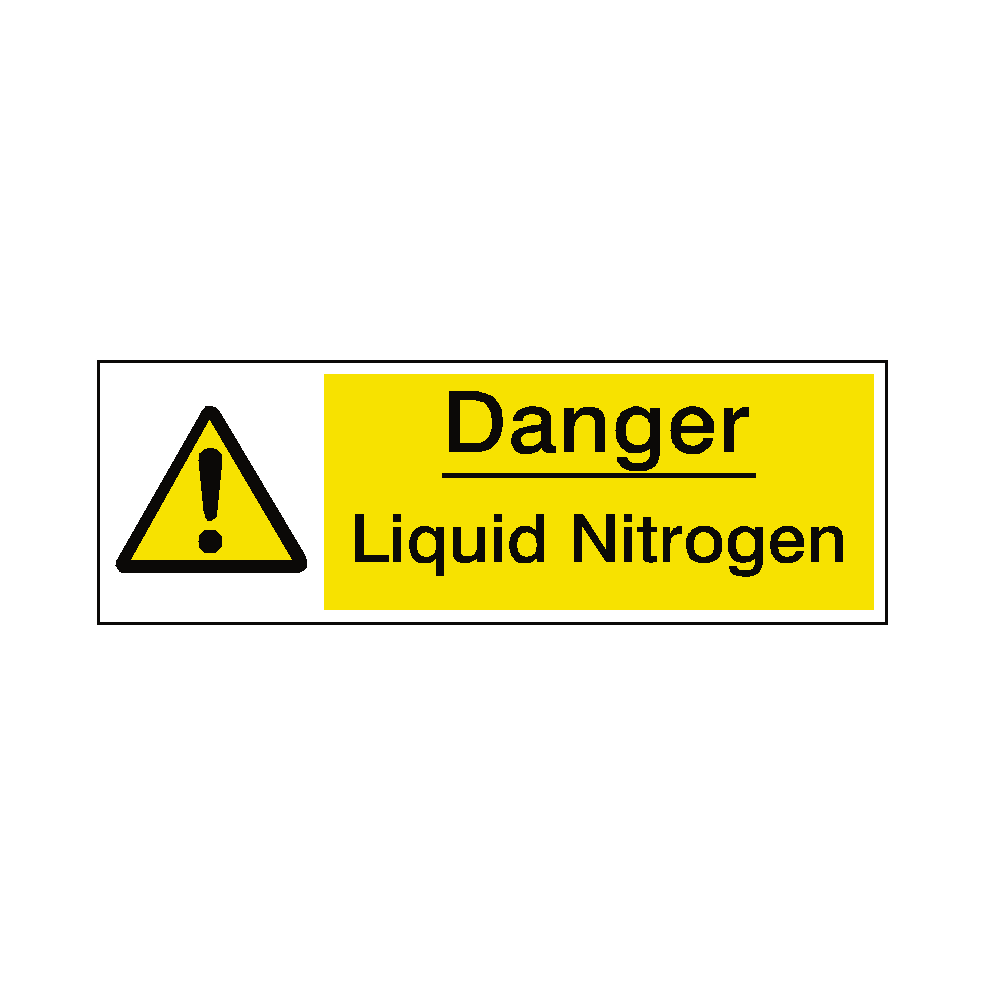 Liquid Nitrogen Label | Safety-Label.co.uk