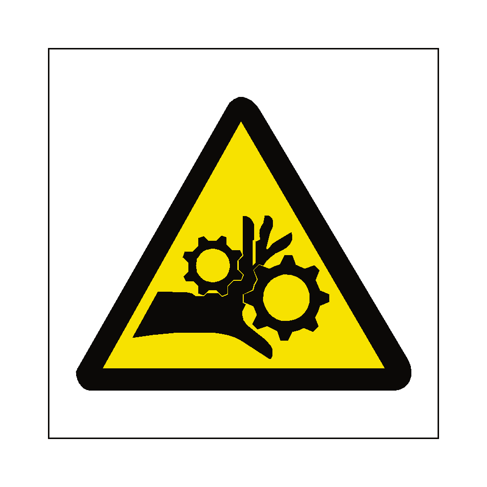 Machinery Crush Sign | Safety-Label.co.uk