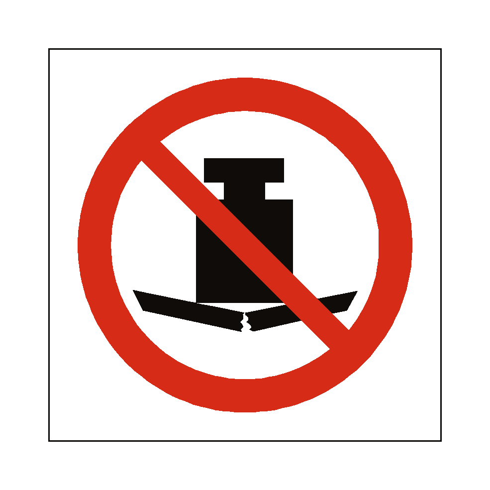 No Heavy Load Symbol Sign | Safety-Label.co.uk