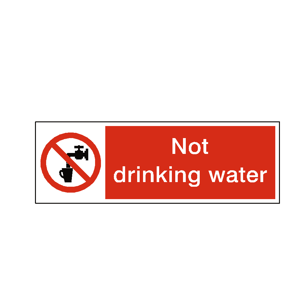 Not Drinking Water Label Safety Uk
